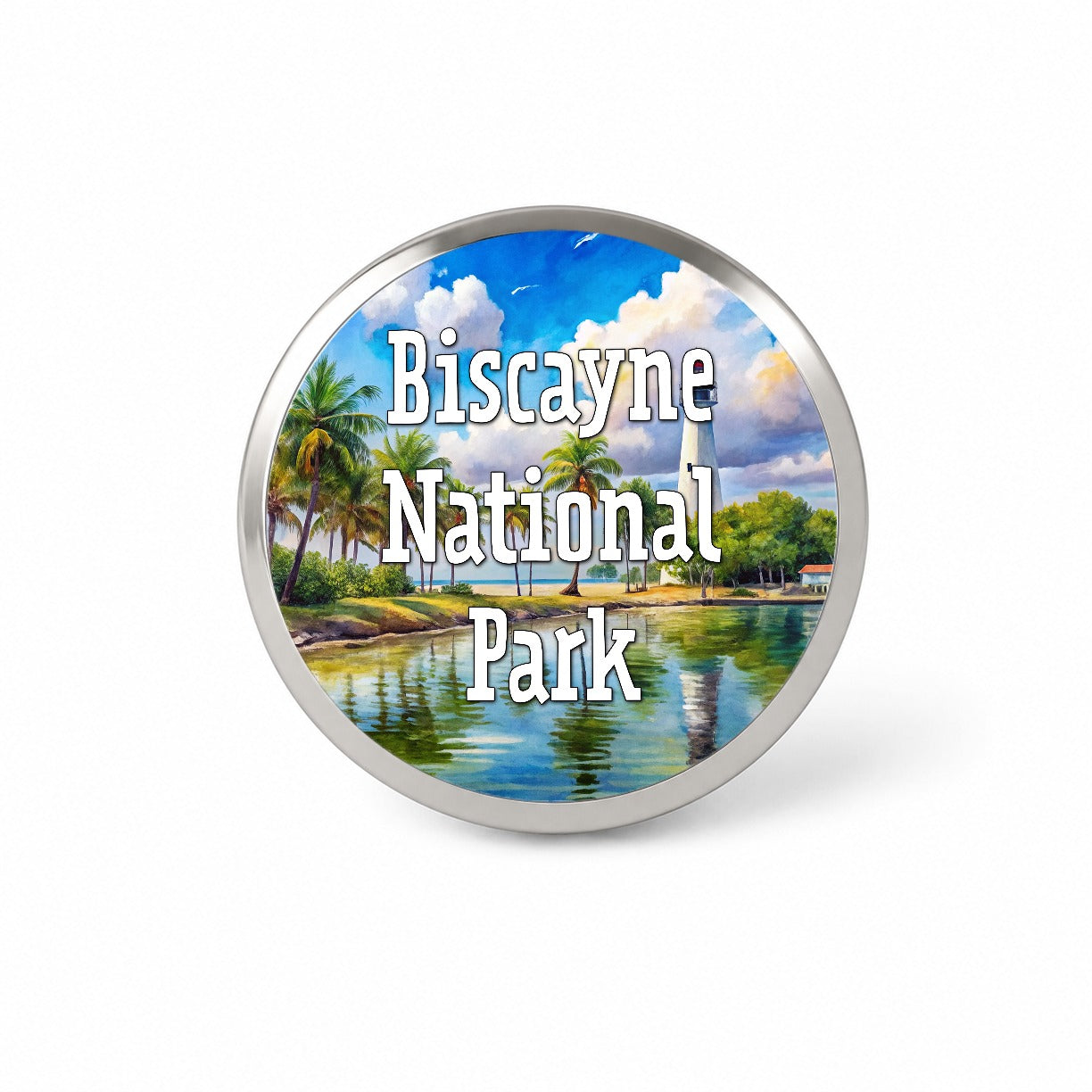 Biscayne National Park Florida Novelty Hat Backpack Lapel Pin