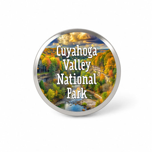 Cuyahoga Valley National Park Ohio Novelty Hat Backpack Lapel Pin