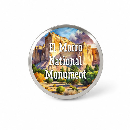 El Morro National Monument New Mexico Novelty Hat Backpack Lapel Pin