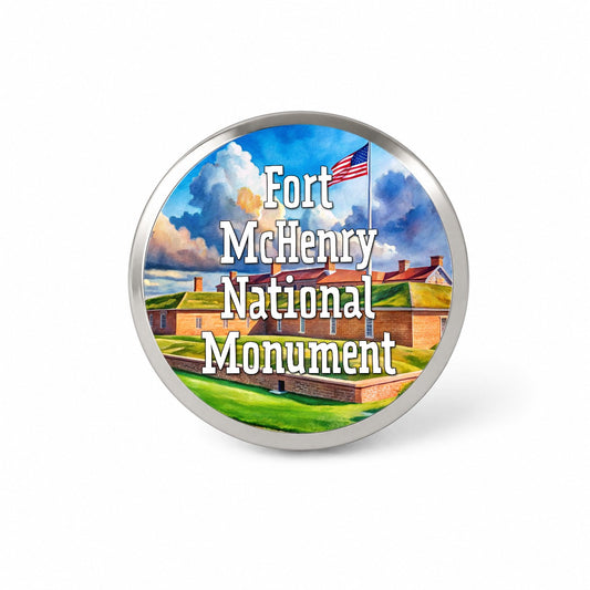 Fort McHenry National Monument Maryland Novelty Hat Backpack Lapel Pin