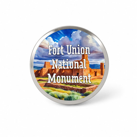 Fort Union National Monument New Mexico Novelty Hat Backpack Lapel Pin