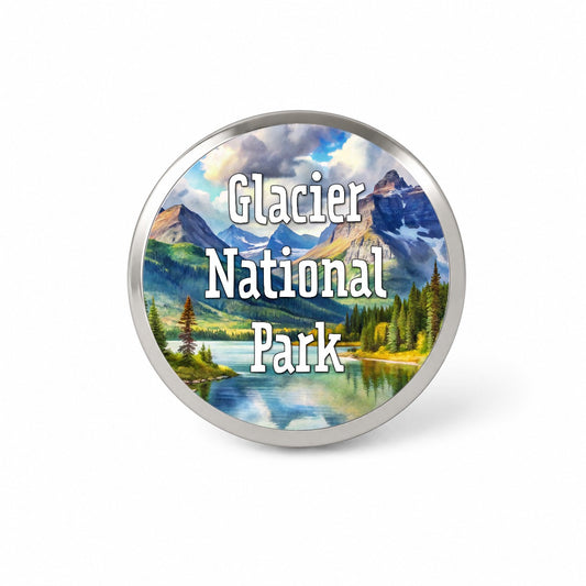 Glacier National Park Montana Novelty Hat Backpack Lapel Pin