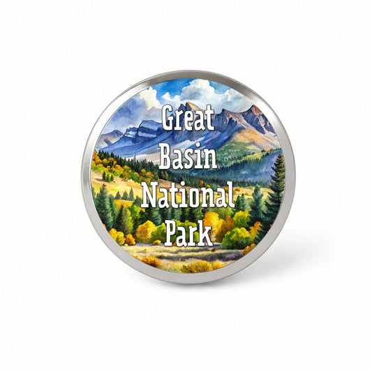 Great Basin National Park Nevada Novelty Hat Backpack Lapel Pin