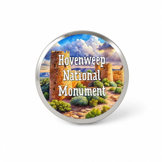 Hovenweep National Monument Colorado, Utah Novelty Hat Backpack Lapel Pin