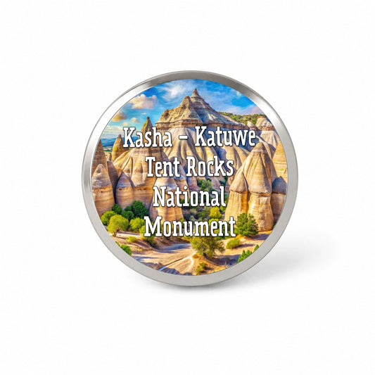 Kasha - Katuwe Tent Rocks National Monument New Mexico Novelty Hat Backpack Lapel Pin