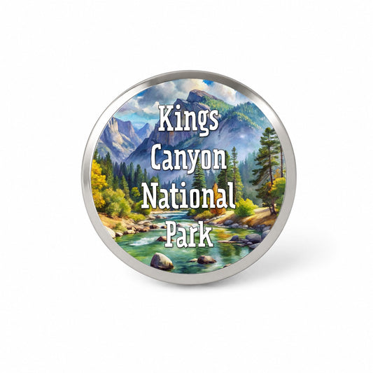 Kings Canyon National Park California Novelty Hat Backpack Lapel Pin