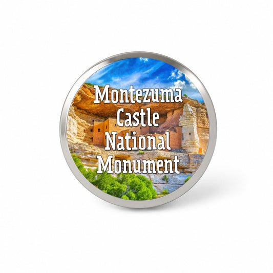 Montezuma Castle National Monument Arizona Novelty Hat Backpack Lapel Pin