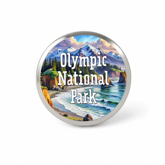 Olympic National Park Washington Novelty Hat Backpack Lapel Pin