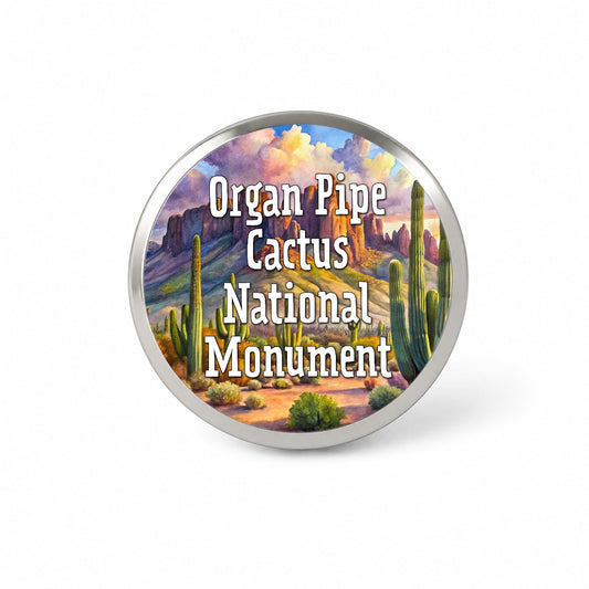 Organ Pipe Cactus National Monument Arizona Novelty Hat Backpack Lapel Pin