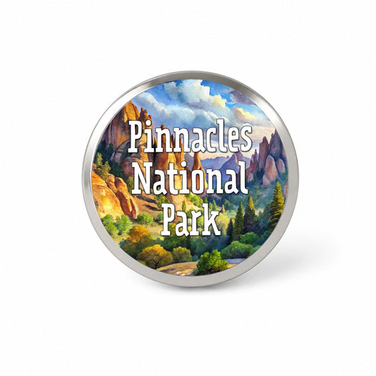 Pinnacles National Park California Novelty Hat Backpack Lapel Pin
