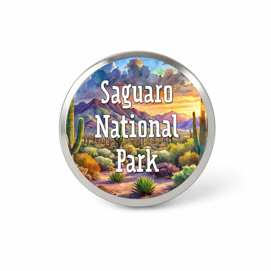 Saguaro National Park Arizona Novelty Hat Backpack Lapel Pin