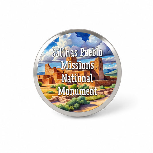 Salinas Pueblo Missions National Monument New Mexico Novelty Hat Backpack Lapel Pin