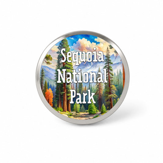 Sequoia National Park California Novelty Hat Backpack Lapel Pin