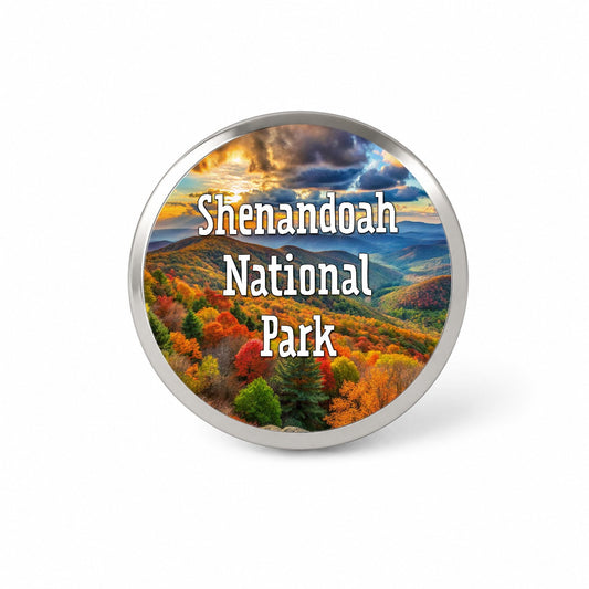 Shenandoah National Park Virginia Novelty Hat Backpack Lapel Pin