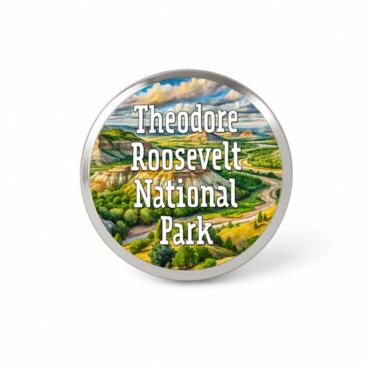 Theodore Roosevelt National Park North Dakota Novelty Hat Backpack Lapel Pin