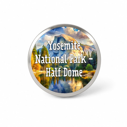 Yosemite National Park Half Dome Novelty Hat Backpack Lapel Pin