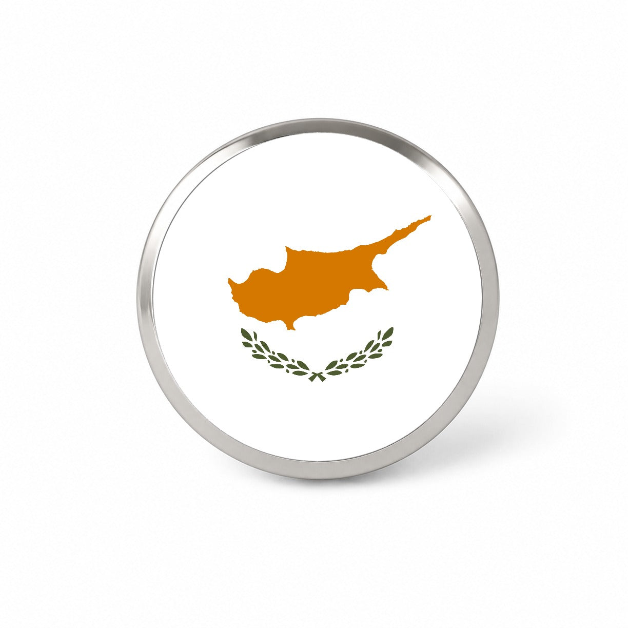 Cyprus Country Flag Novelty Hat Backpack Lapel Pin