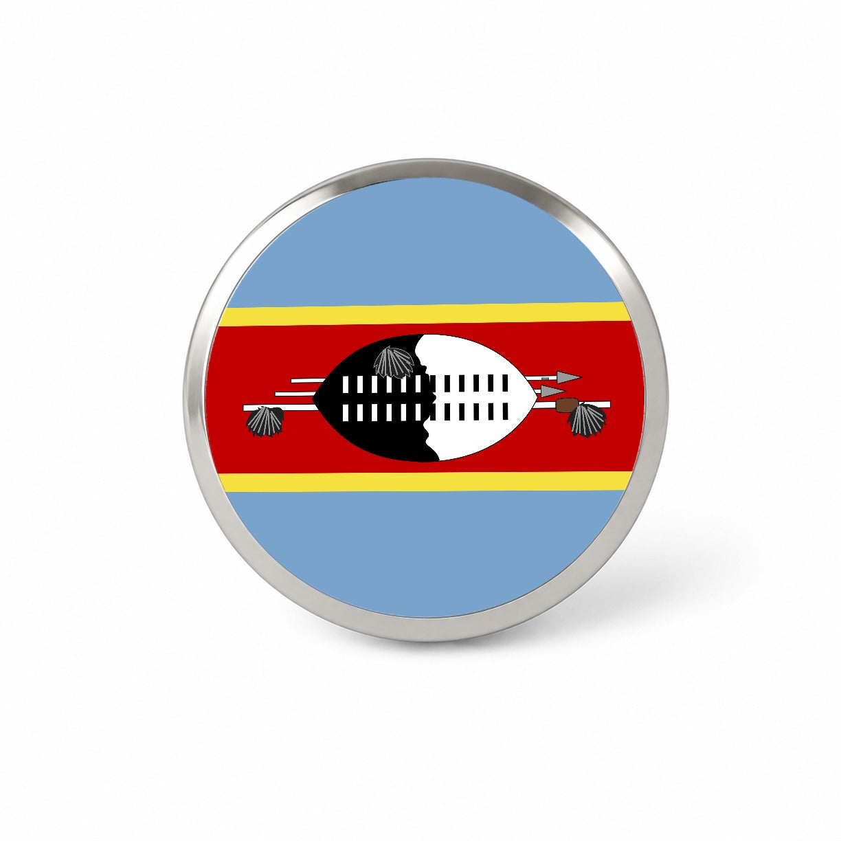 Eswatini Country Flag Novelty Hat Backpack Lapel Pin