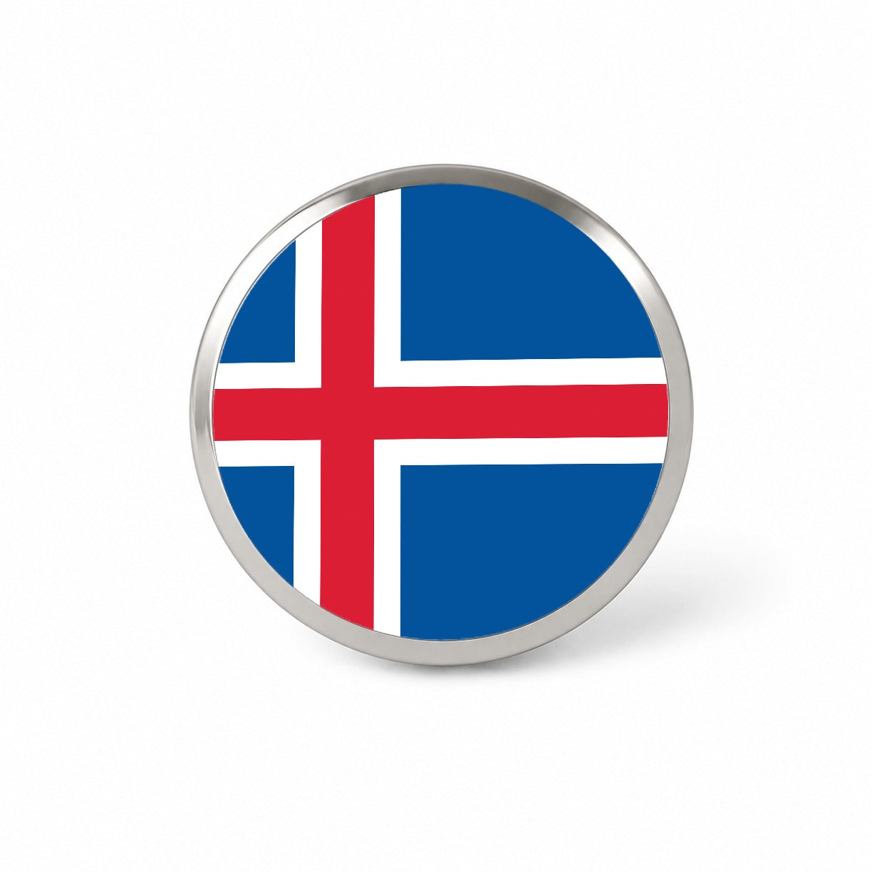 Iceland Country Flag Novelty Hat Backpack Lapel Pin
