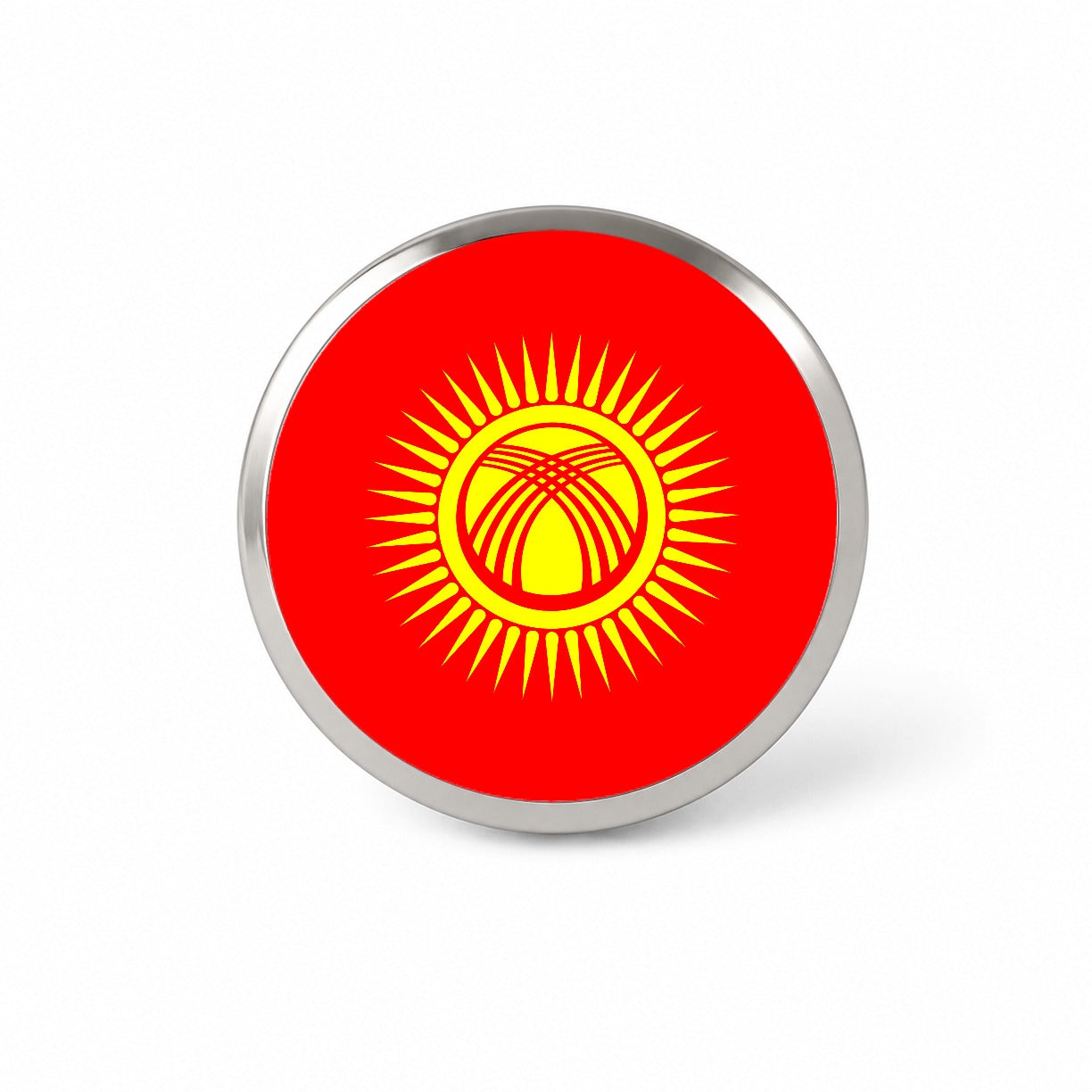 Kyrgyzstan Country Flag Novelty Hat Backpack Lapel Pin