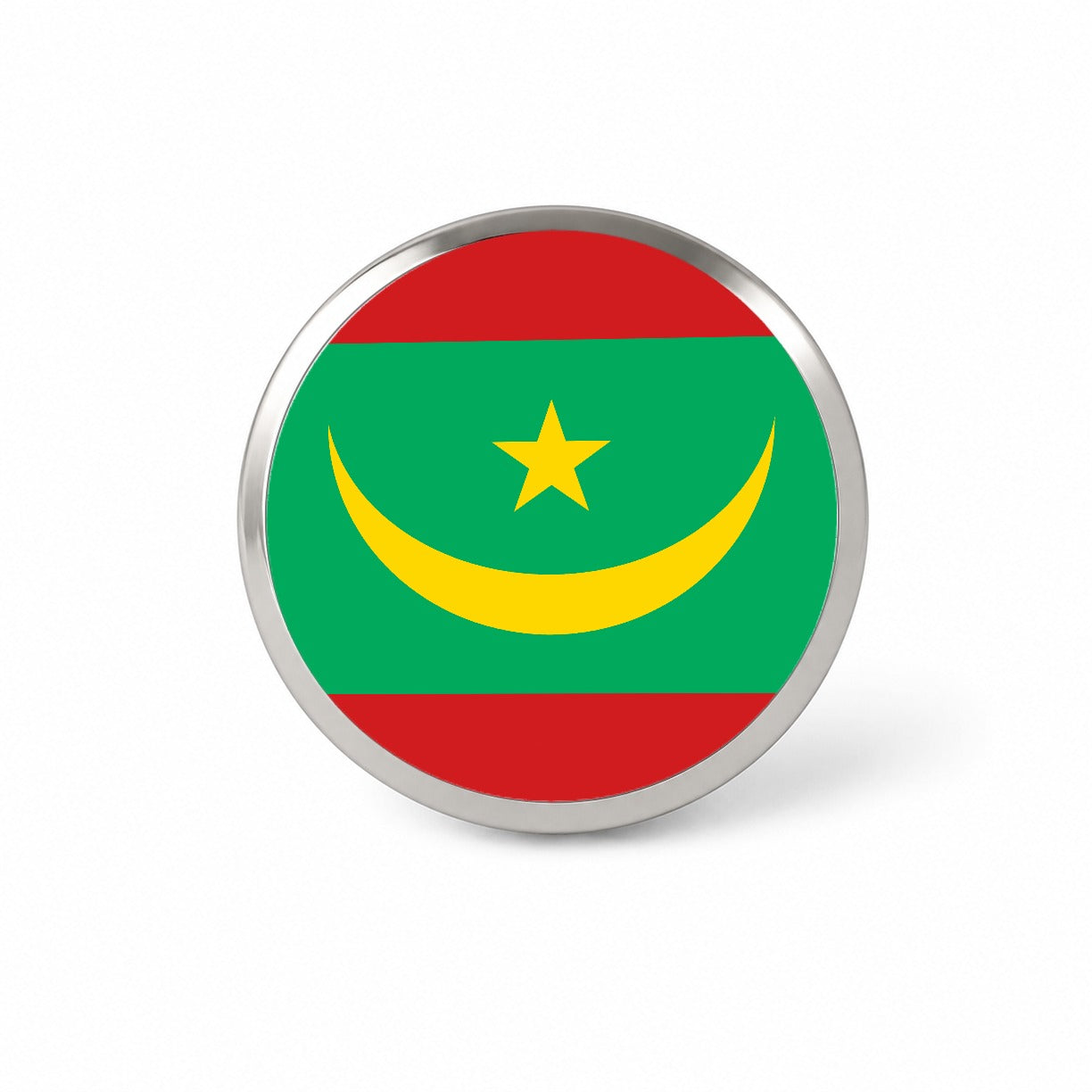 Mauritania Country Flag Novelty Hat Backpack Lapel Pin