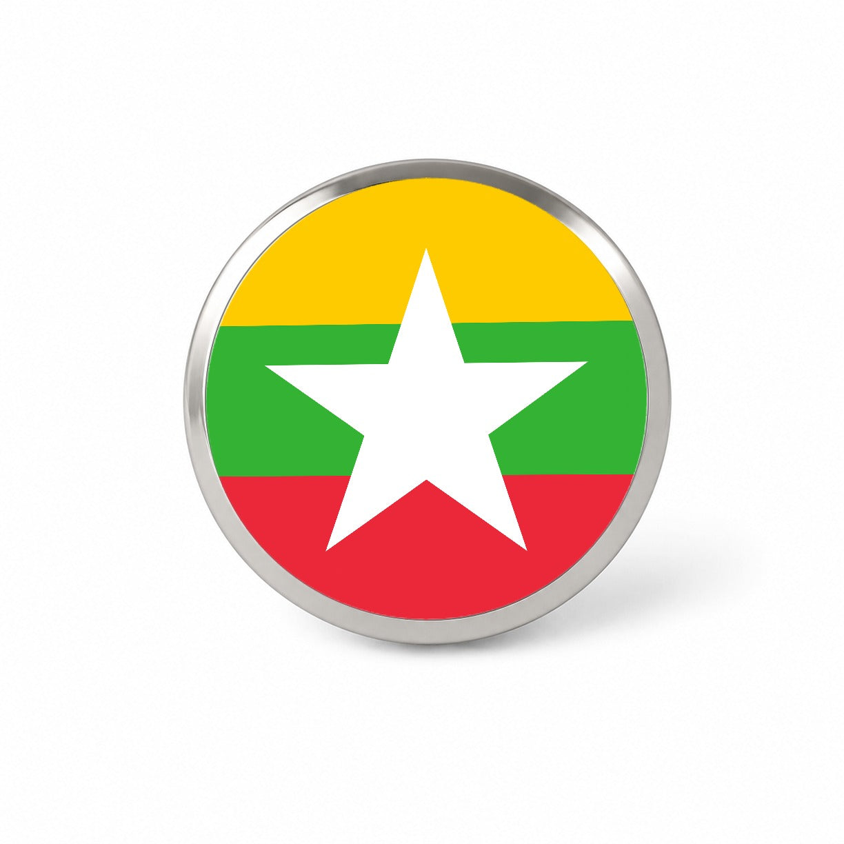 Myanmar Country Flag Novelty Hat Backpack Lapel Pin