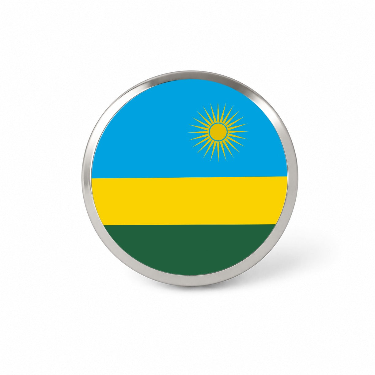 Rwanda Country Flag Novelty Hat Backpack Lapel Pin