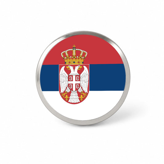 Serbia Country Flag Novelty Hat Backpack Lapel Pin