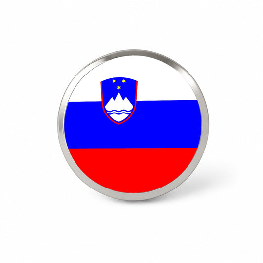 Slovenia Country Flag Novelty Hat Backpack Lapel Pin