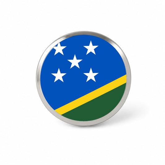 Solomon Islands Country Flag Novelty Hat Backpack Lapel Pin