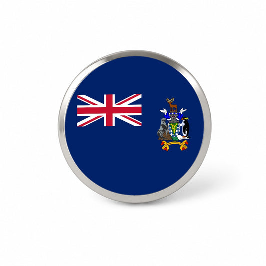 South Georgia and the South Sandwich Islands Country Flag Novelty Hat Backpack Lapel Pin