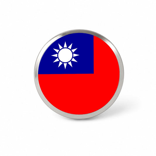 Taiwan Country Flag Novelty Hat Backpack Lapel Pin