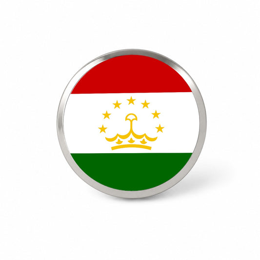 Tajikistan Country Flag Novelty Hat Backpack Lapel Pin
