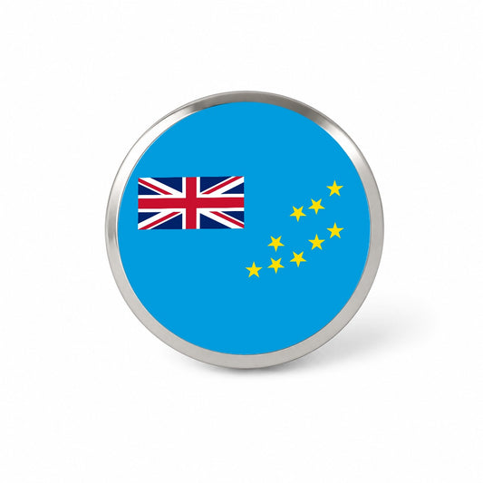 Tuvalu Country Flag Novelty Hat Backpack Lapel Pin