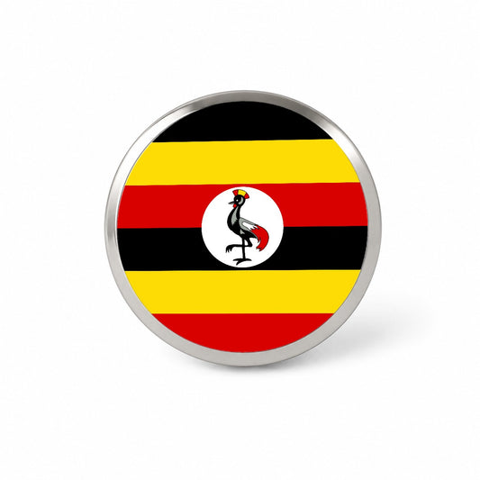 Uganda Country Flag Novelty Hat Backpack Lapel Pin