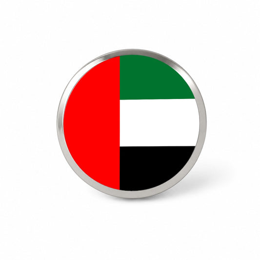 United Arab Emirates Country Flag Novelty Hat Backpack Lapel Pin