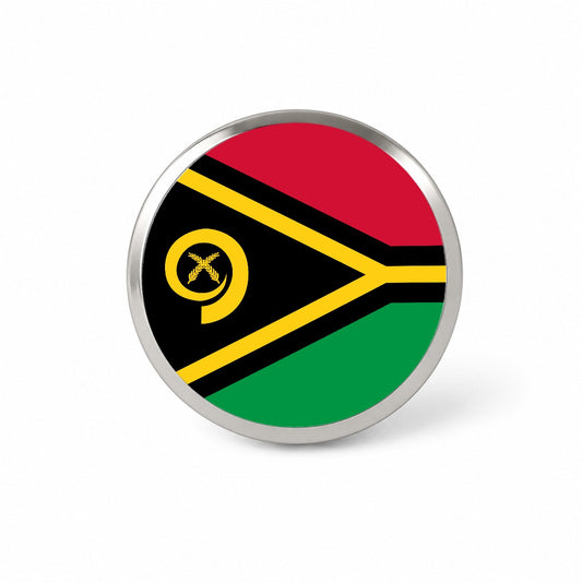 Vanuatu Country Flag Novelty Hat Backpack Lapel Pin