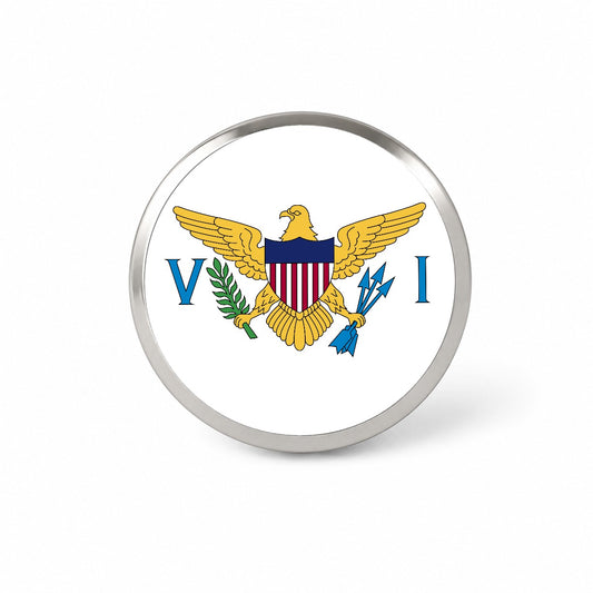 Virgin Islands (U.S.) Country Flag Novelty Hat Backpack Lapel Pin