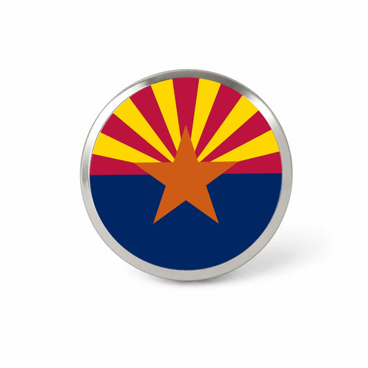 Arizona AZ State Flag Novelty Hat Backpack Lapel Pin