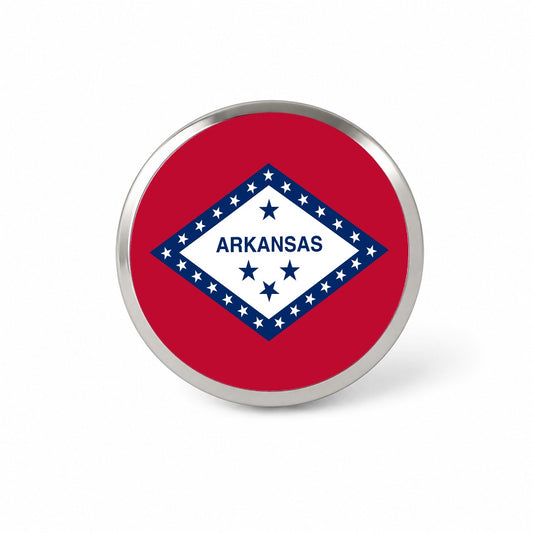 Arkansas AR State Flag Novelty Hat Backpack Lapel Pin