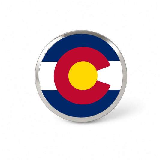 Colorado CO State Flag Novelty Hat Backpack Lapel Pin