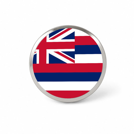 Hawaii HI State Flag Novelty Hat Backpack Lapel Pin