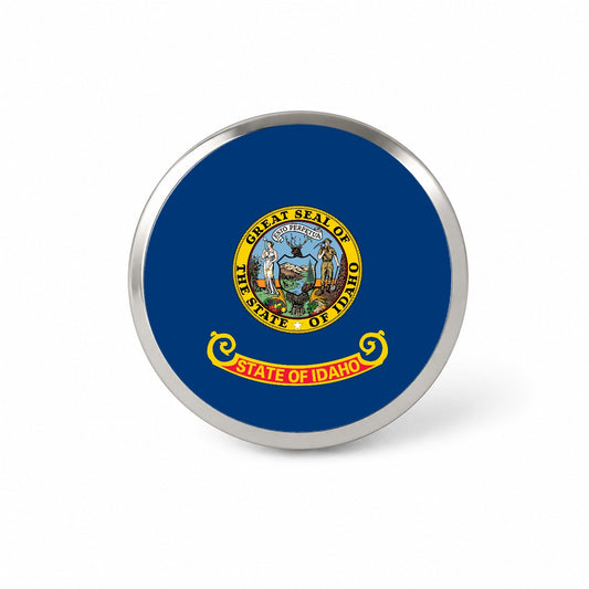Idaho ID State Flag Novelty Hat Backpack Lapel Pin