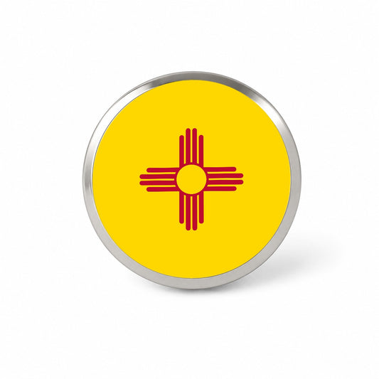 New Mexico NM State Flag Novelty Hat Backpack Lapel Pin