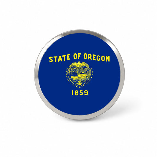 Oregon OR State Flag Novelty Hat Backpack Lapel Pin