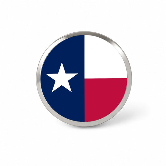 Texas TX State Flag Novelty Hat Backpack Lapel Pin