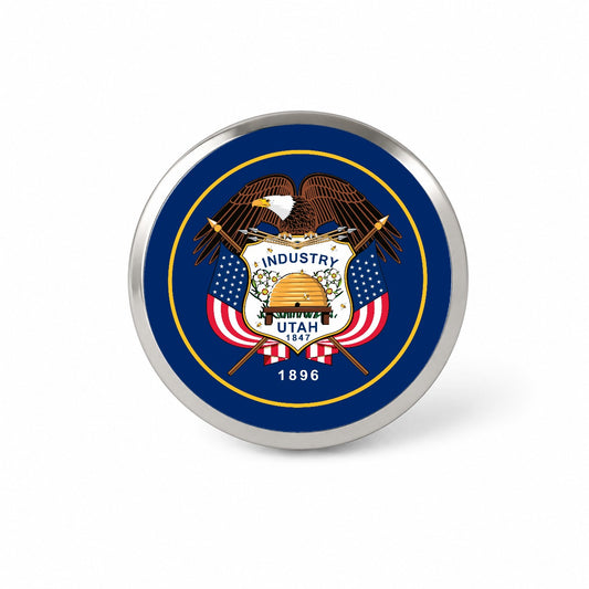Utah UT State Flag Novelty Hat Backpack Lapel Pin