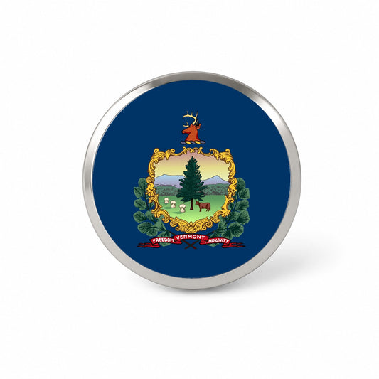 Vermont VT State Flag Novelty Hat Backpack Lapel Pin