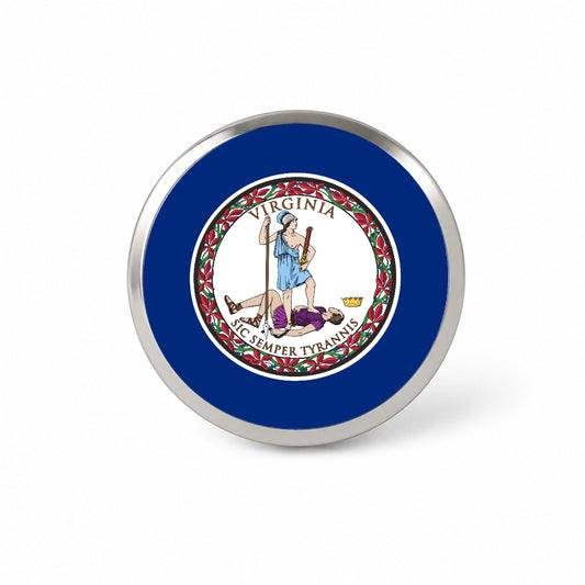Virginia VA State Flag Novelty Hat Backpack Lapel Pin