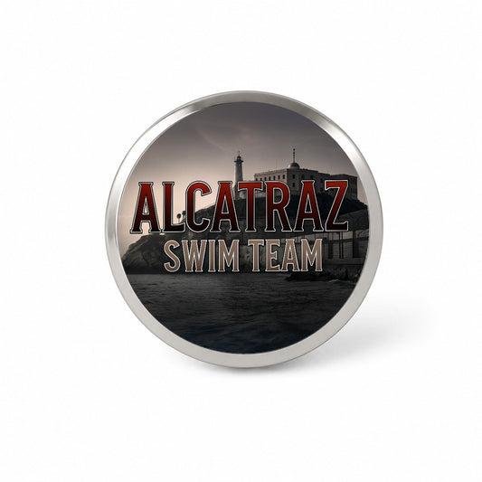 Alcatraz Prison Swim Team Funny Novelty Hat Backpack Lapel Pin